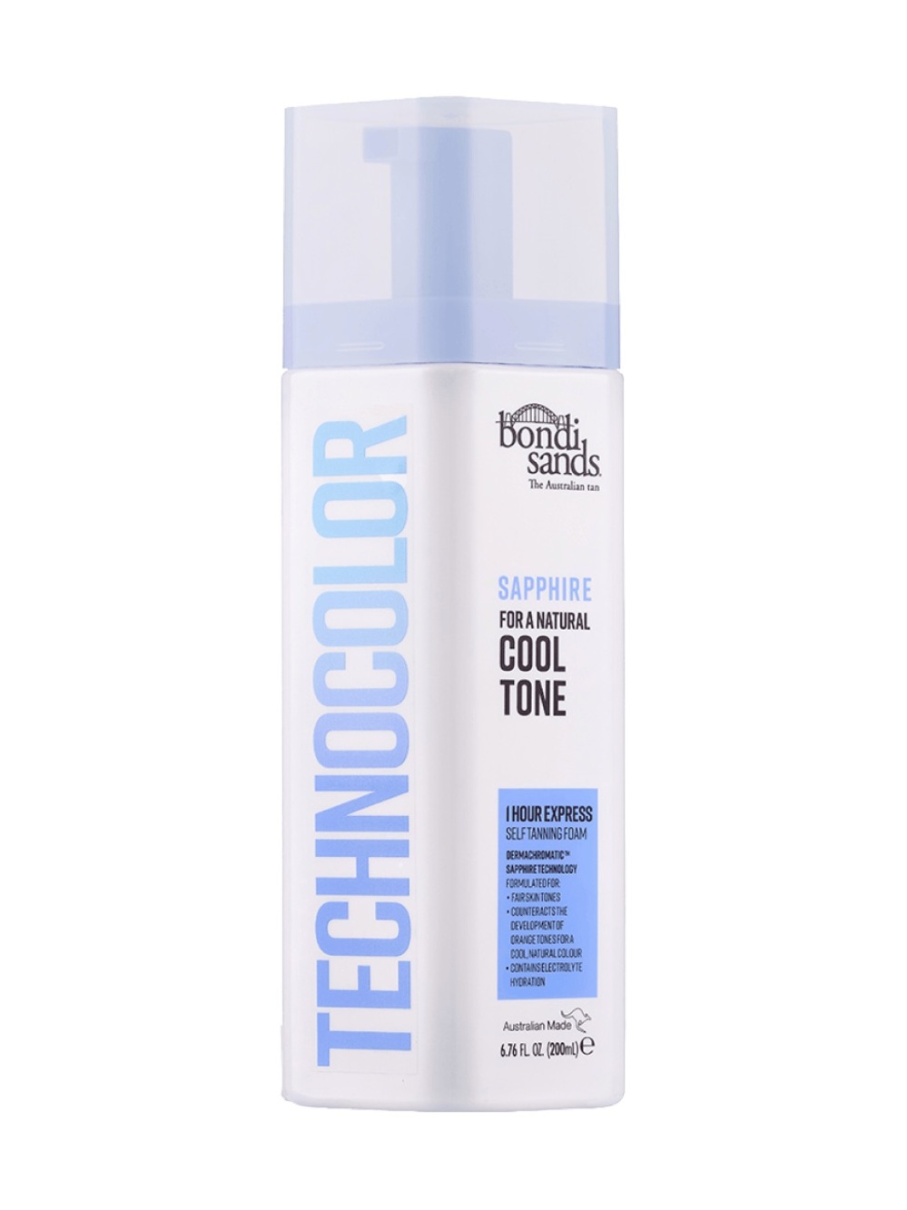 SAPPHIRE TECHNOCOLOR 1 HOUR EXPRESS SELF TANNING FOAM